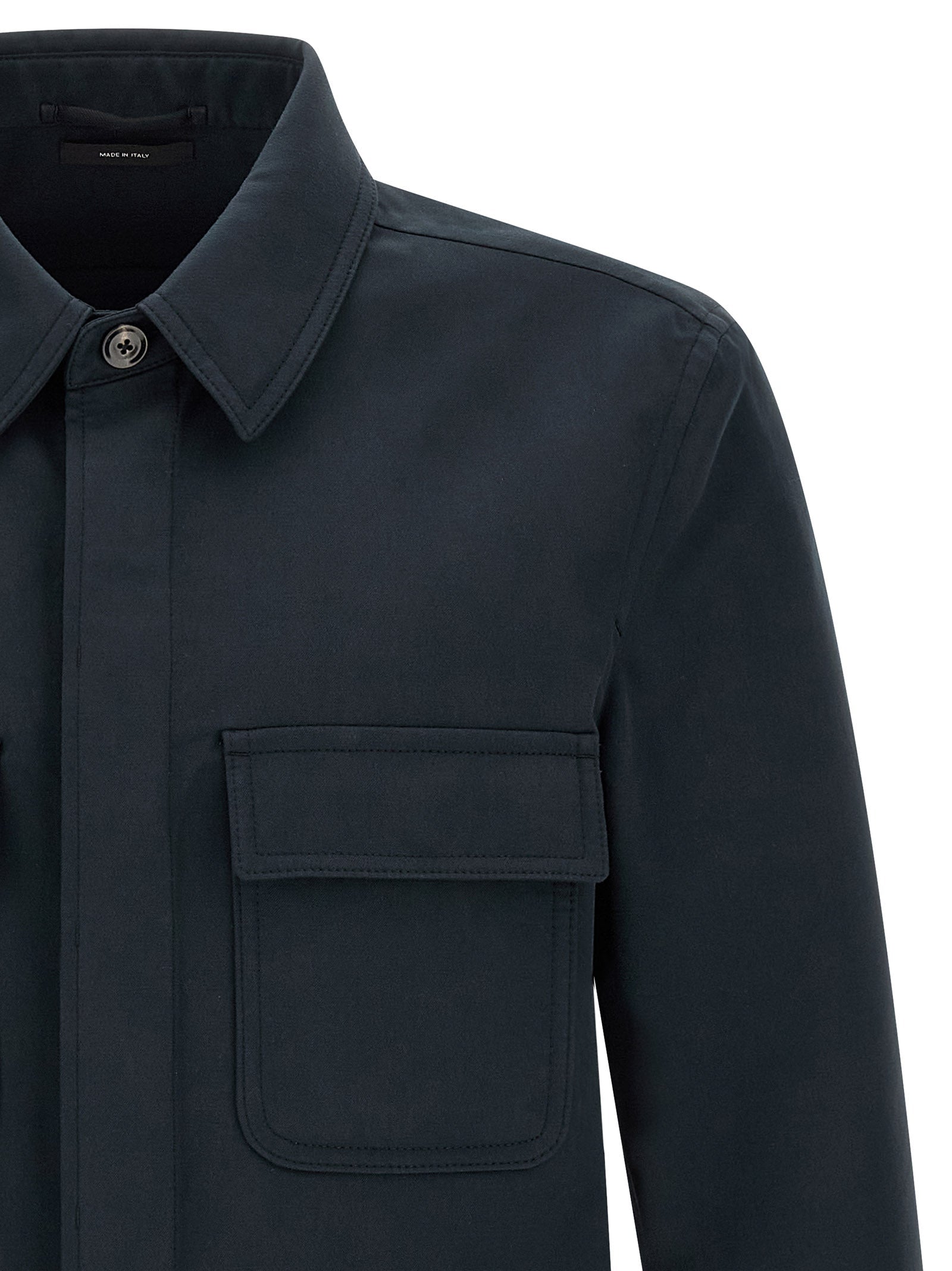 Tom Ford Blue Cotton Blouse