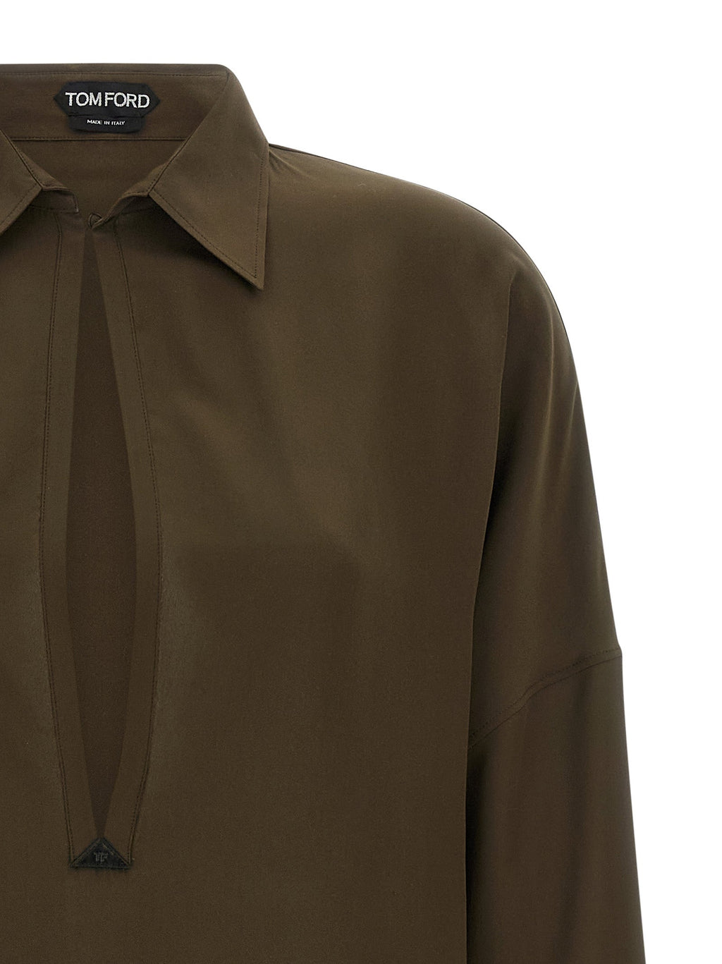 Tom Ford Bicolor Silk Midi Dress