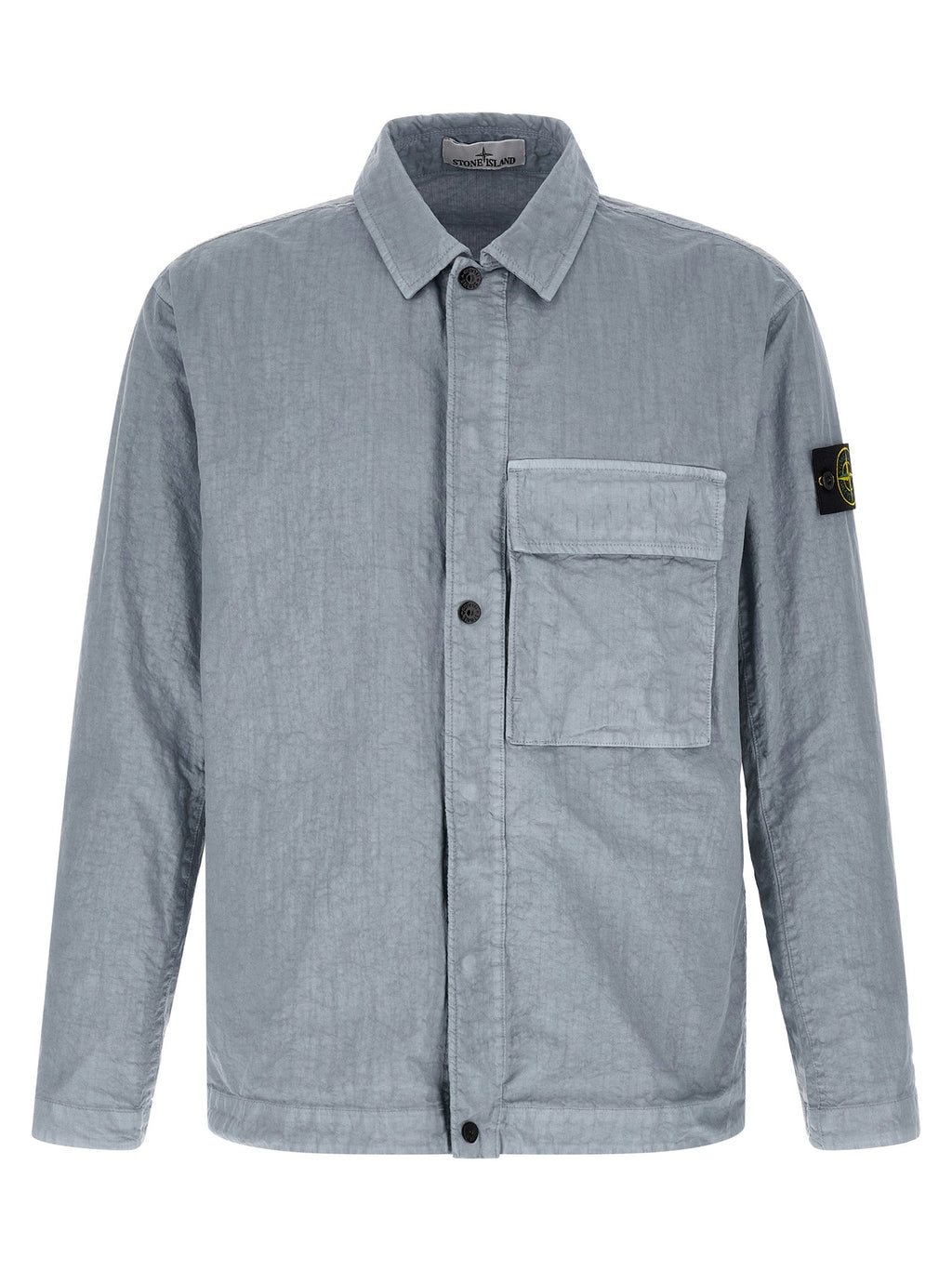 Stone Island Blue Polyamide Blouse
