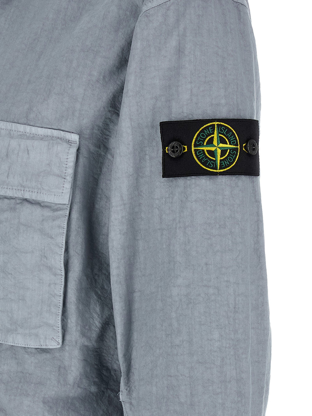 Stone Island Blue Polyamide Blouse
