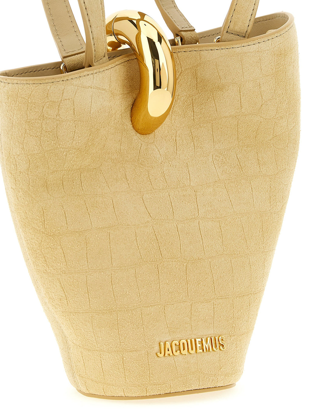 Jacquemus Beige Calfskin Handbag