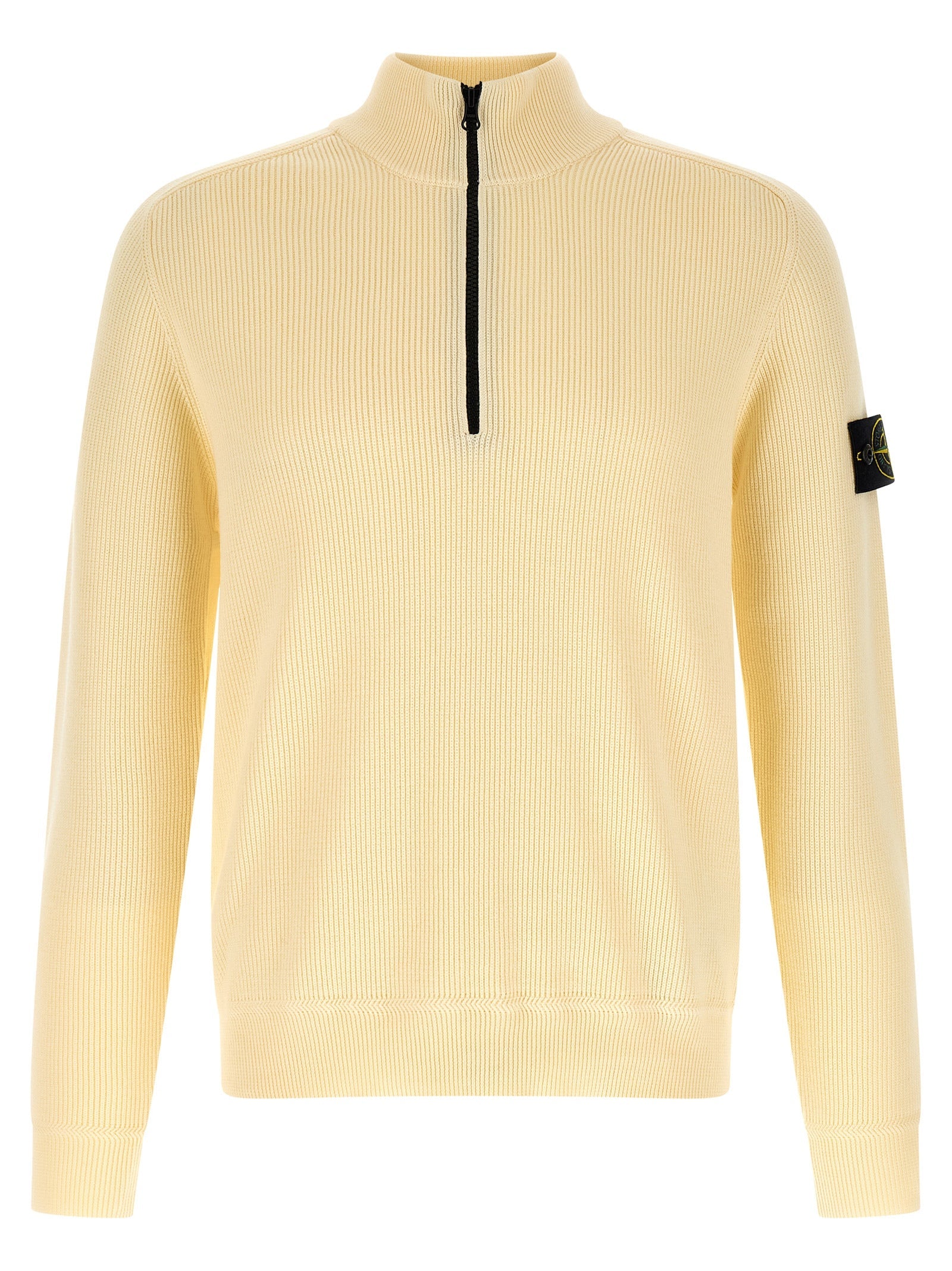 Stone Island Beige Cotton Cardigan