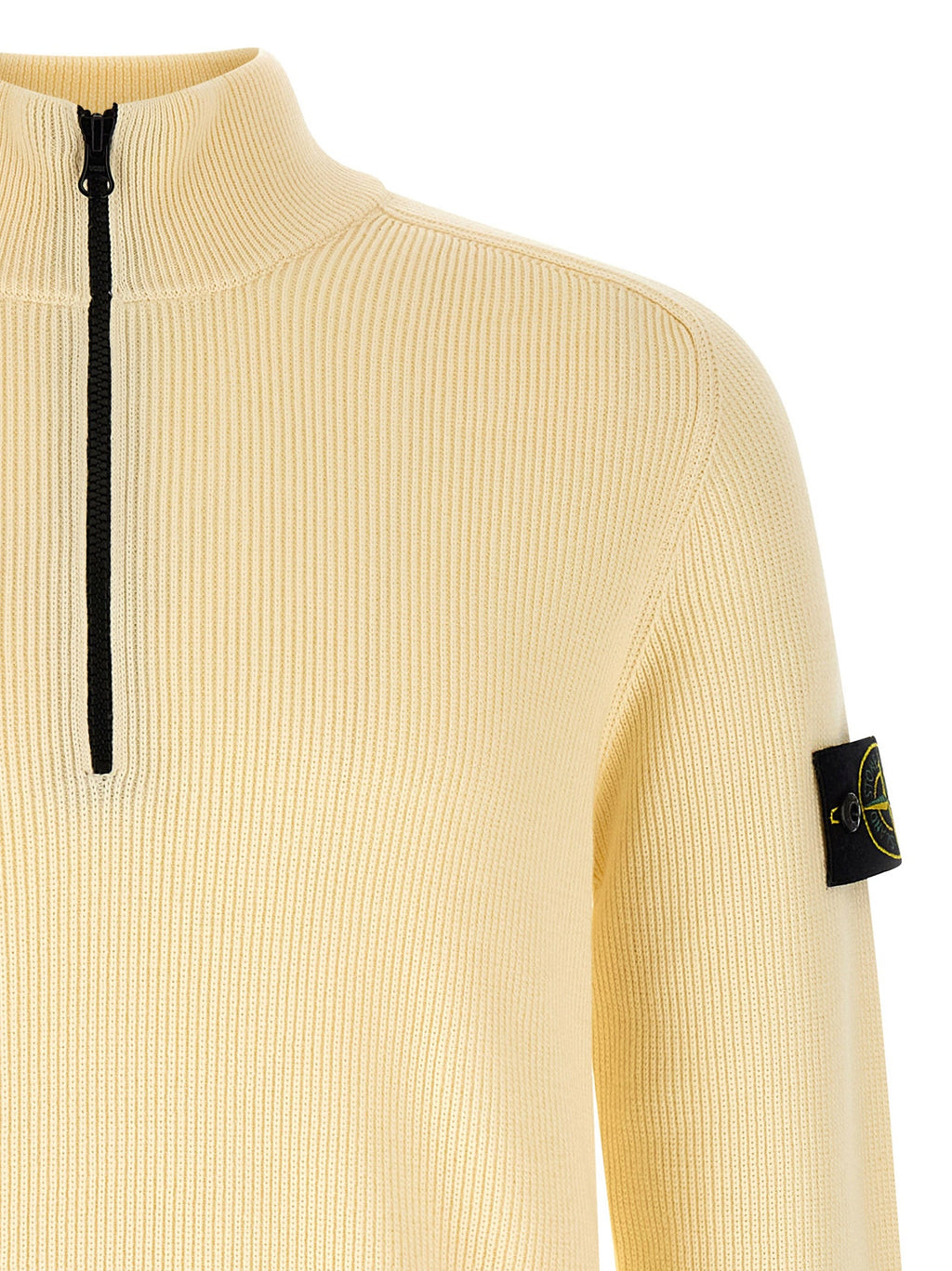Stone Island Beige Cotton Cardigan