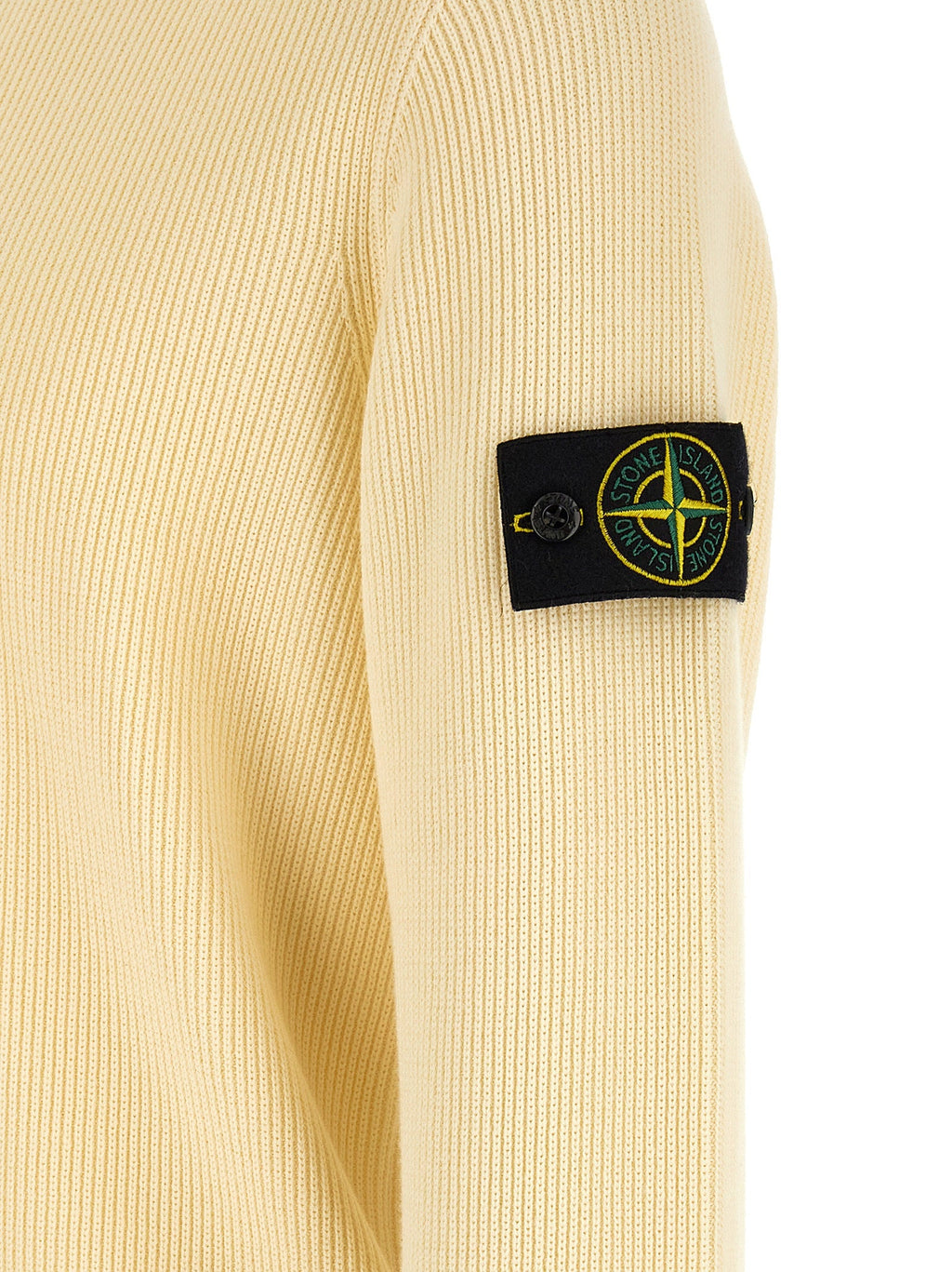 Stone Island Beige Cotton Cardigan