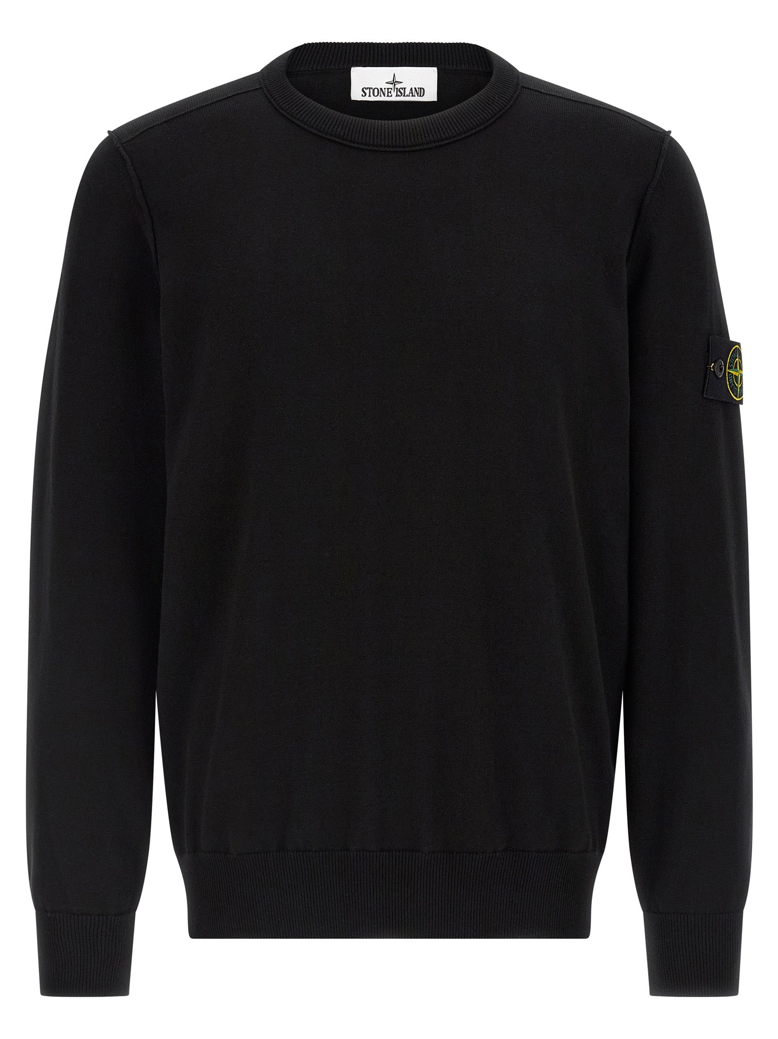 Stone Island Black Cotton Cardigan