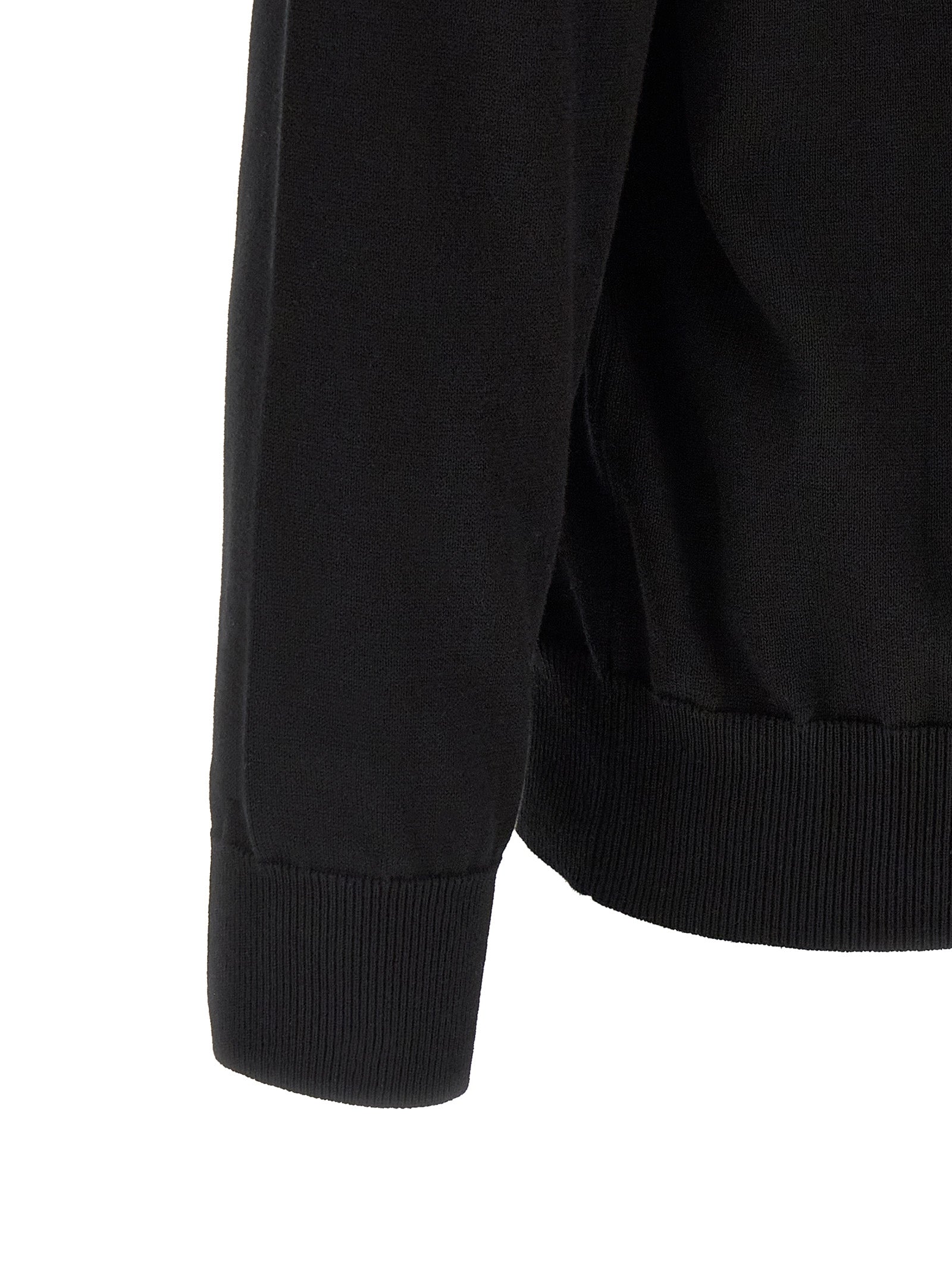 Stone Island Black Cotton Cardigan