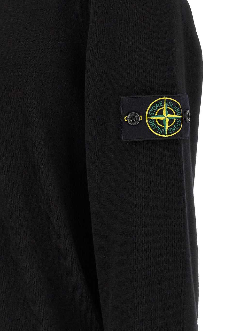 Stone Island Black Cotton Cardigan