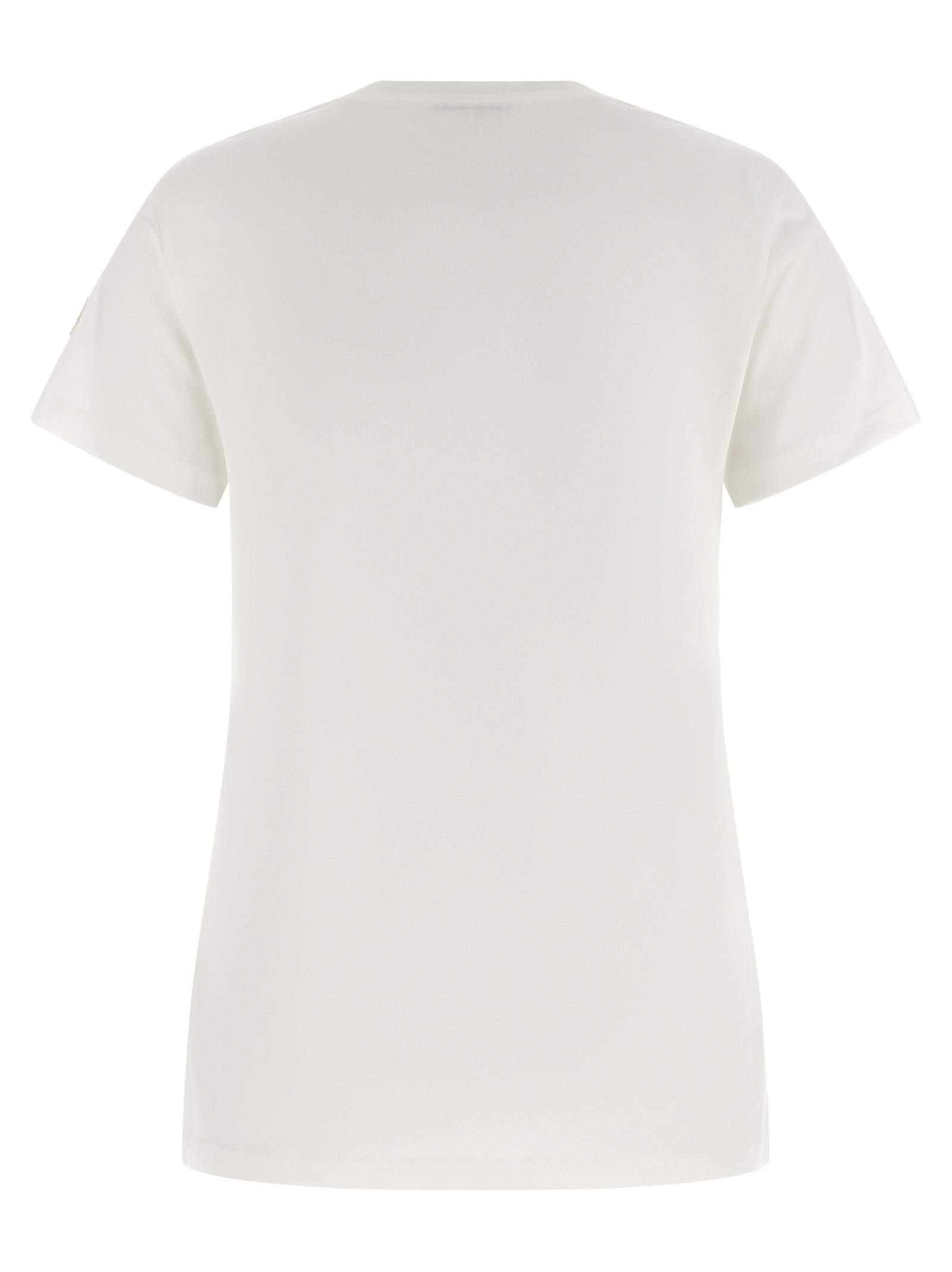 Moncler White Cotton T-Shirt