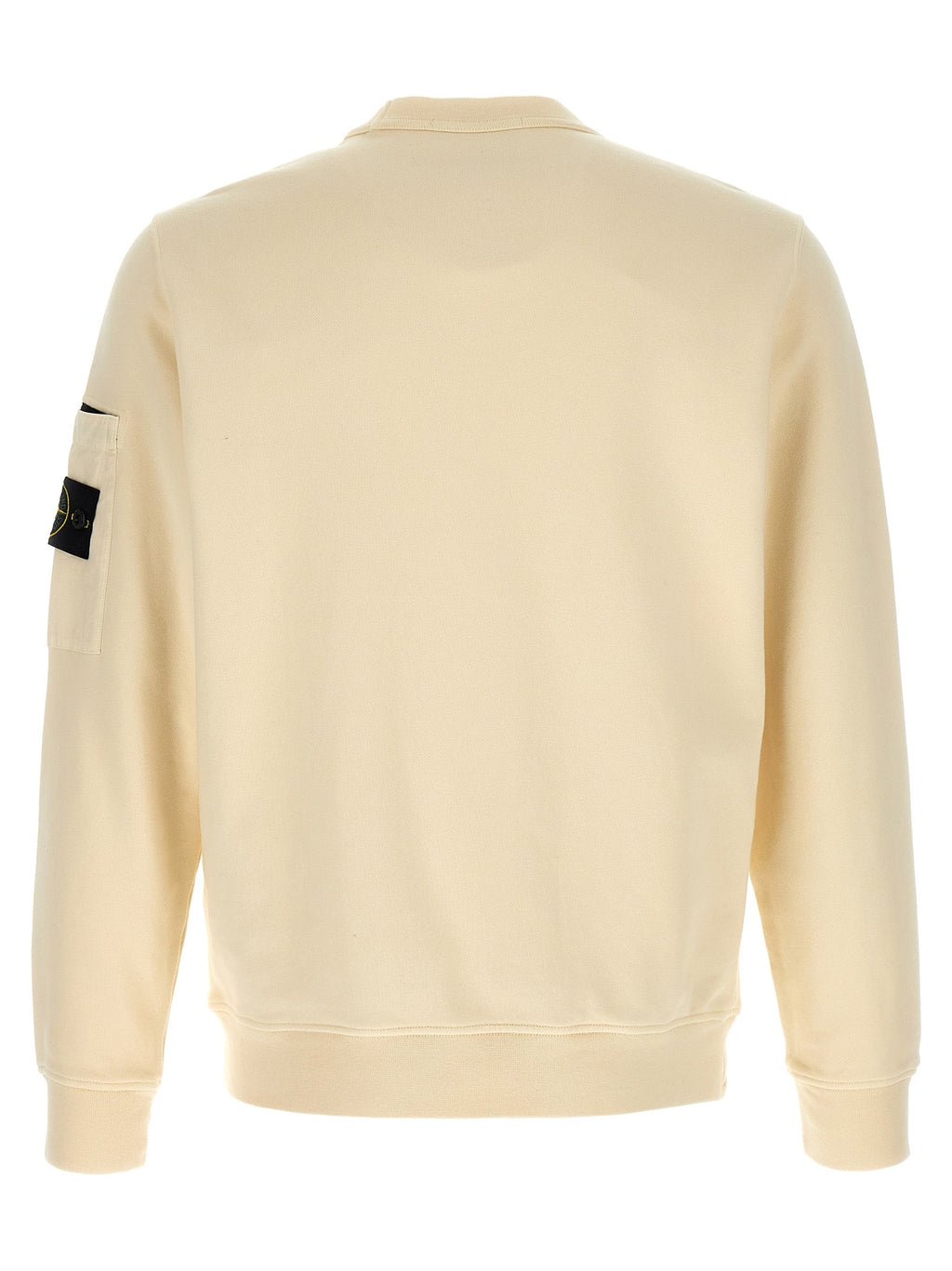 Stone Island Beige Cotton Sweatshirt