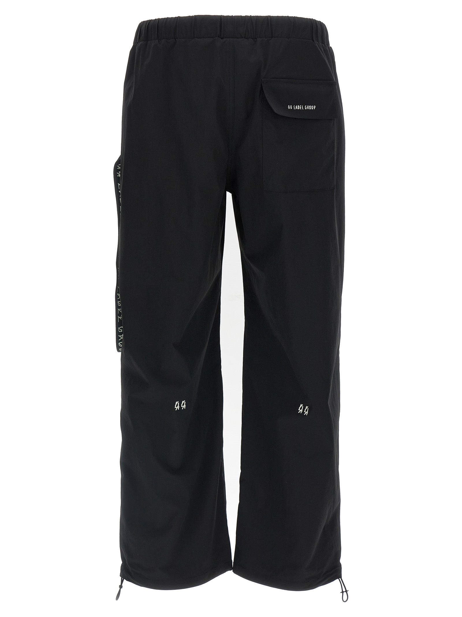 44 Label Group Black Polyamide Athletic Pants