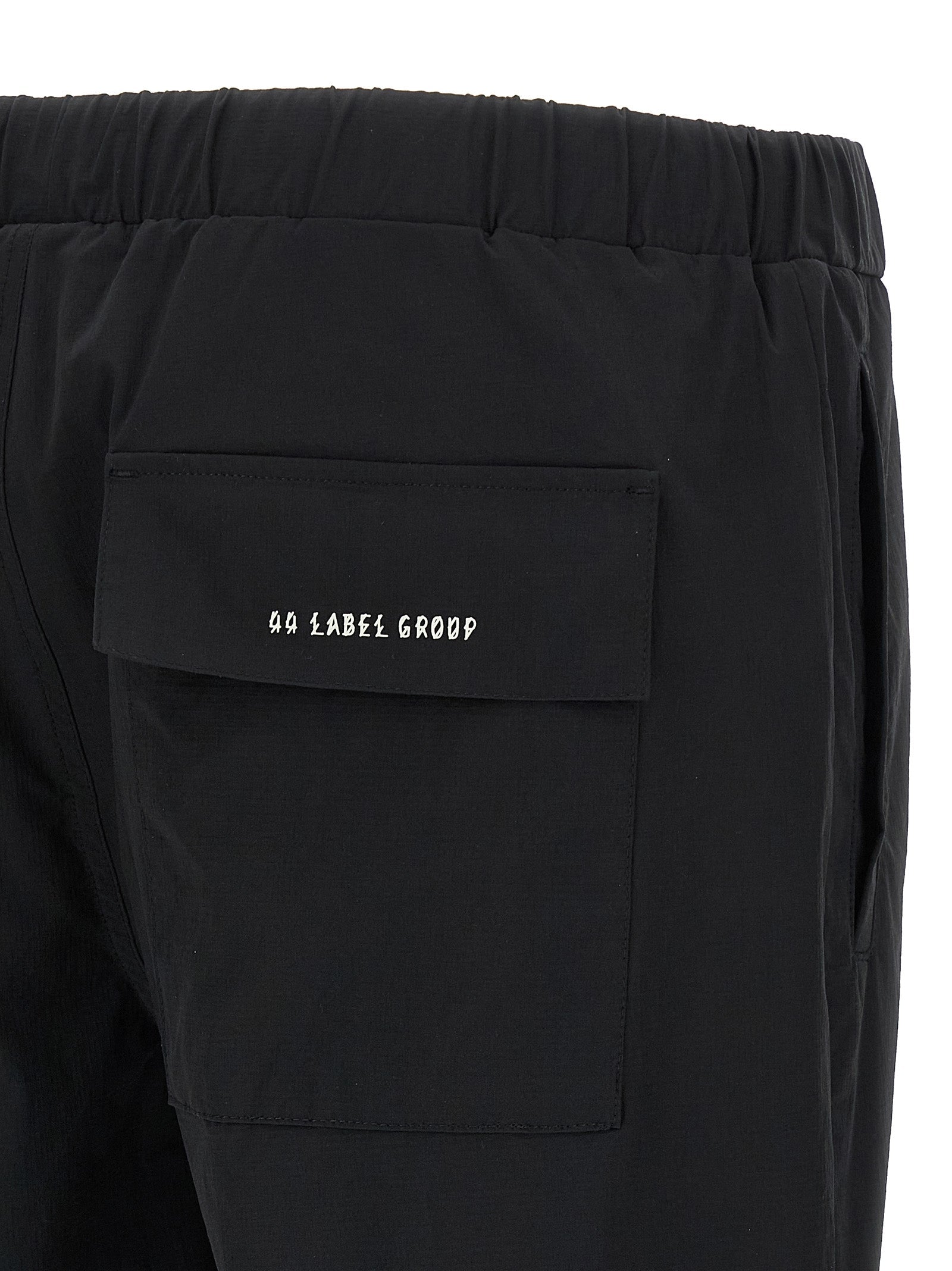 44 Label Group Black Polyamide Athletic Pants