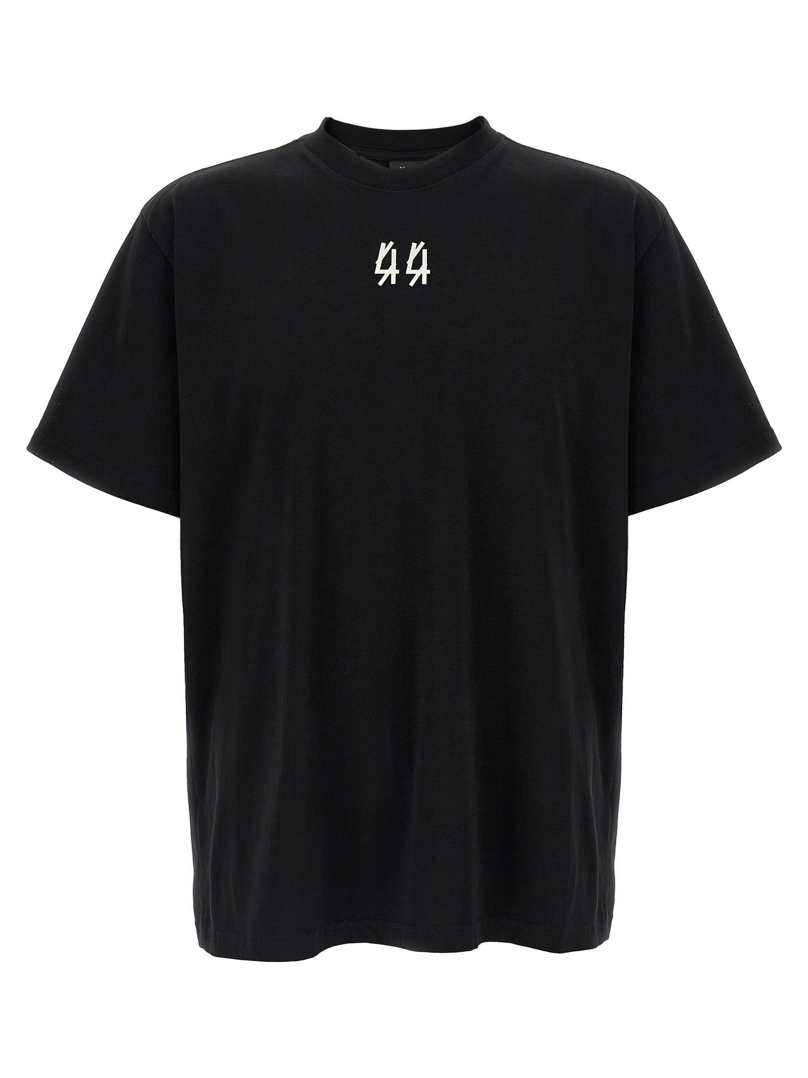 44 Label Group Black Cotton T-Shirt