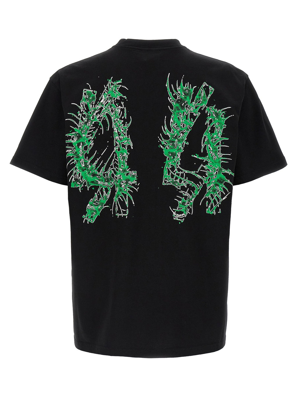 44 Label Group Black Cotton T-Shirt