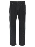 Stone Island Black Cotton Straight-Leg Jeans