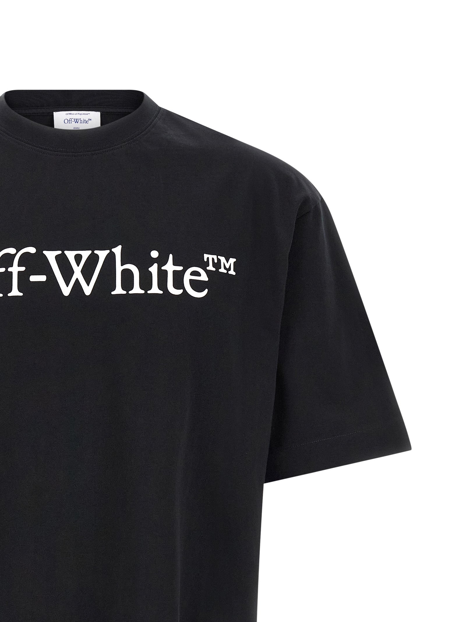 Off-White Bicolor Cotton T-Shirt