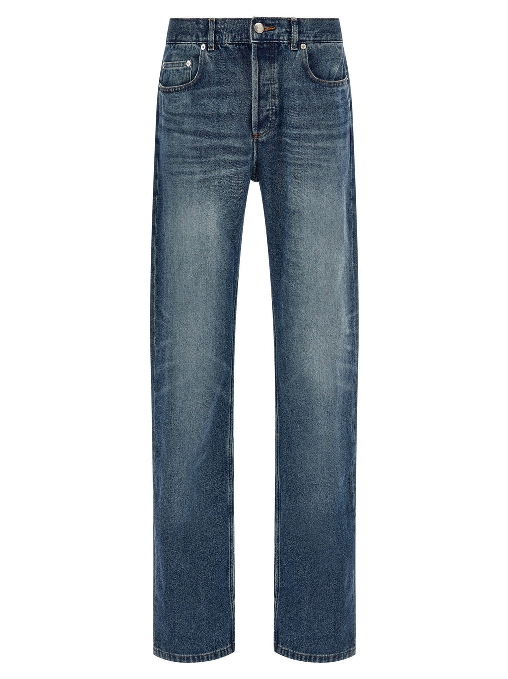 A.P.C. Blue Cotton Straight-Leg Jeans