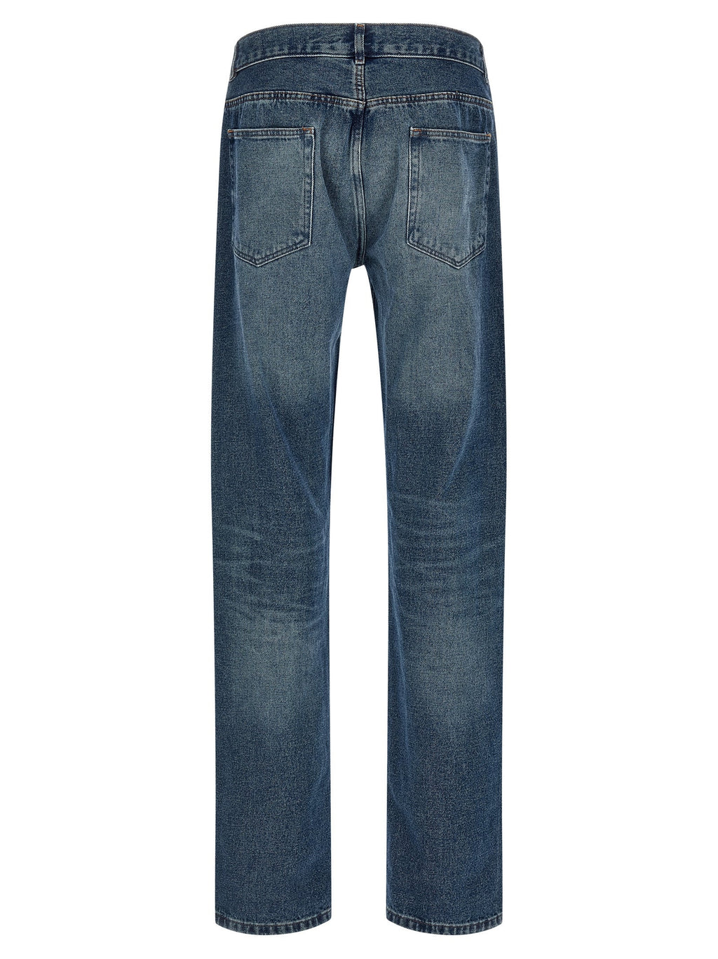 A.P.C. Blue Cotton Straight-Leg Jeans