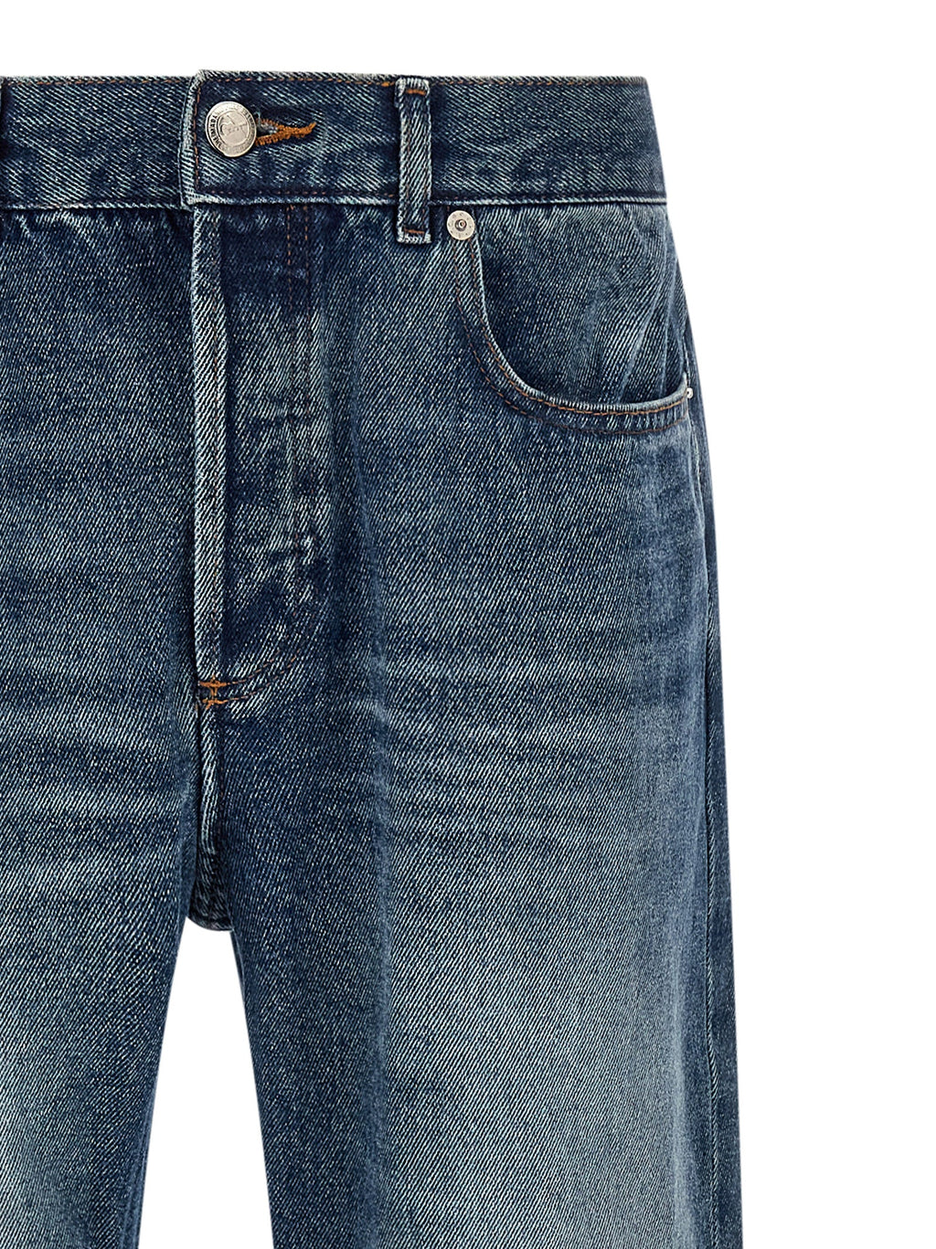 A.P.C. Blue Cotton Straight-Leg Jeans