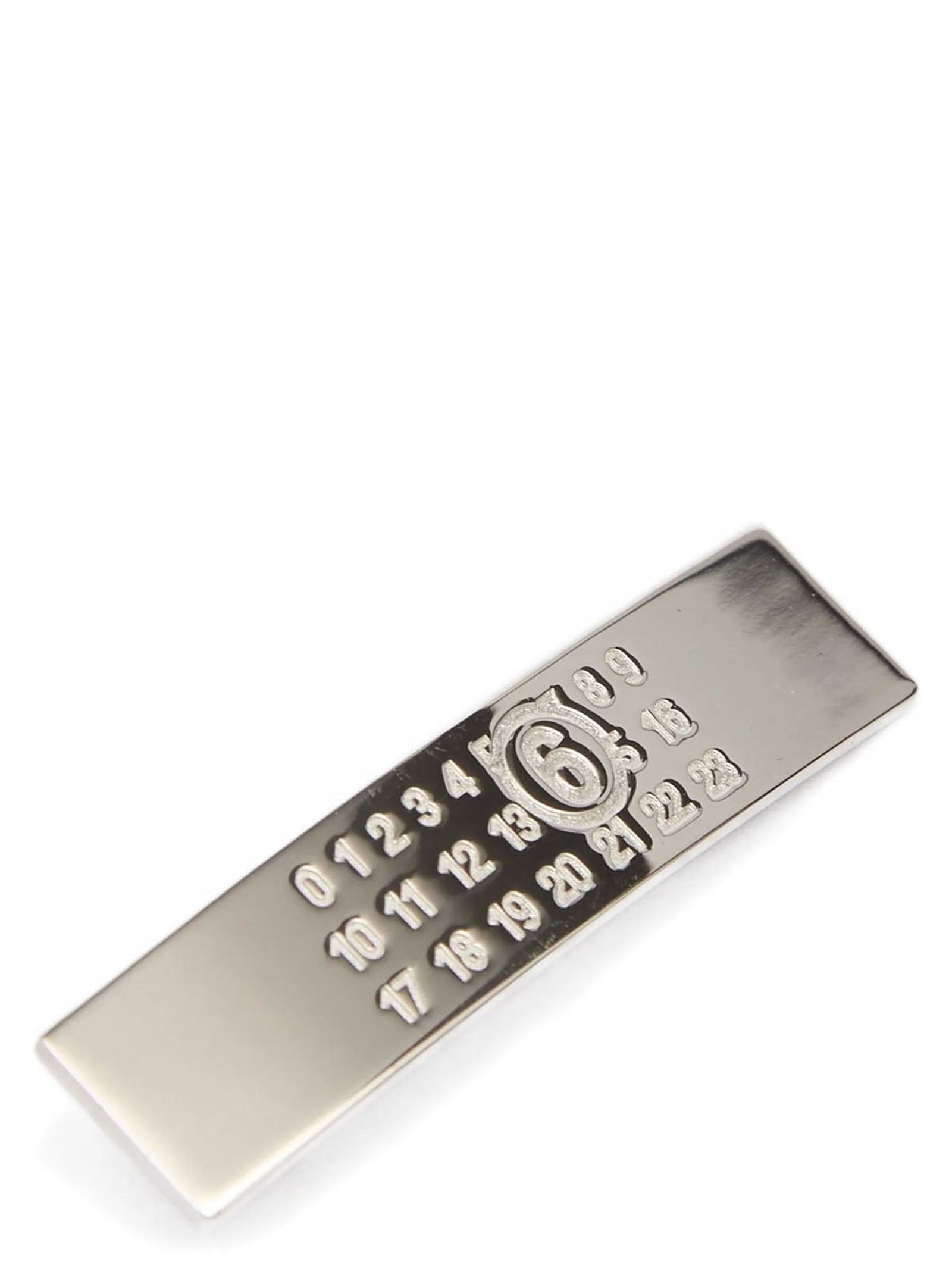 MM6 Maison Margiela Silver Brass Hair Clip