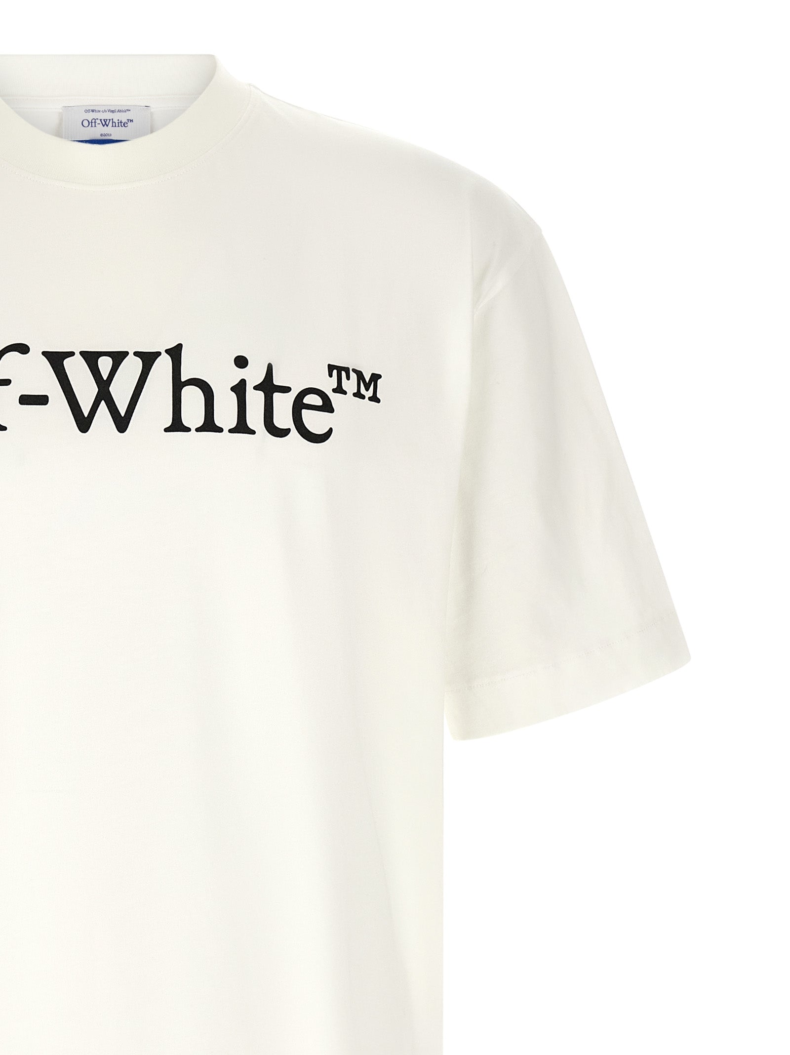 Off-White Bicolor Cotton T-Shirt