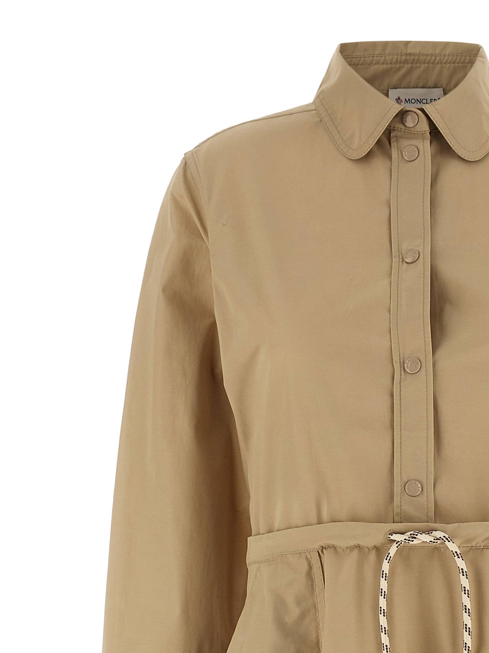 Moncler Beige Polyester Long Dress