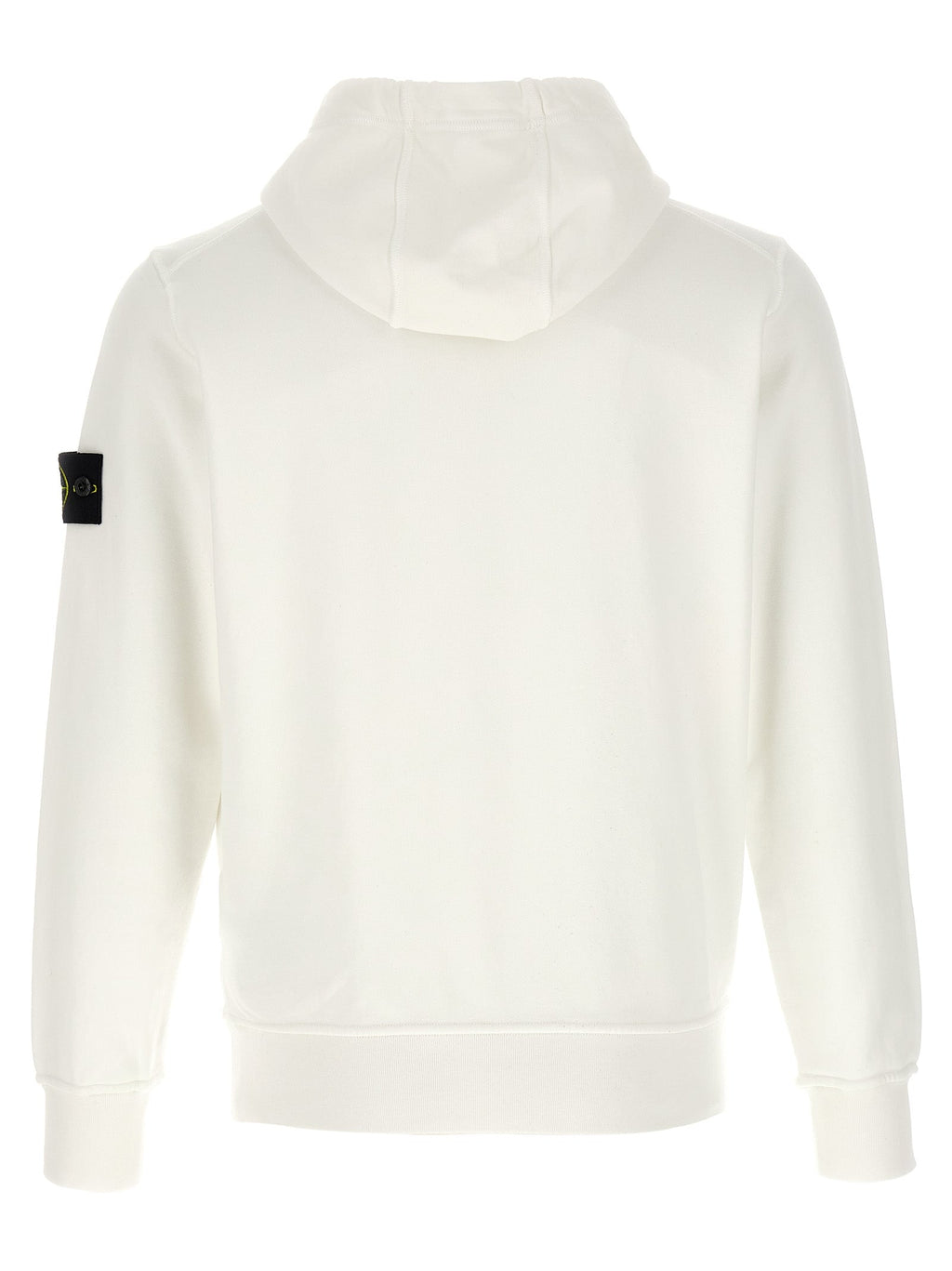 Stone Island White Cotton Sweatshirt