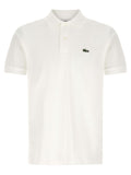Lacoste White Cotton Polo Shirt