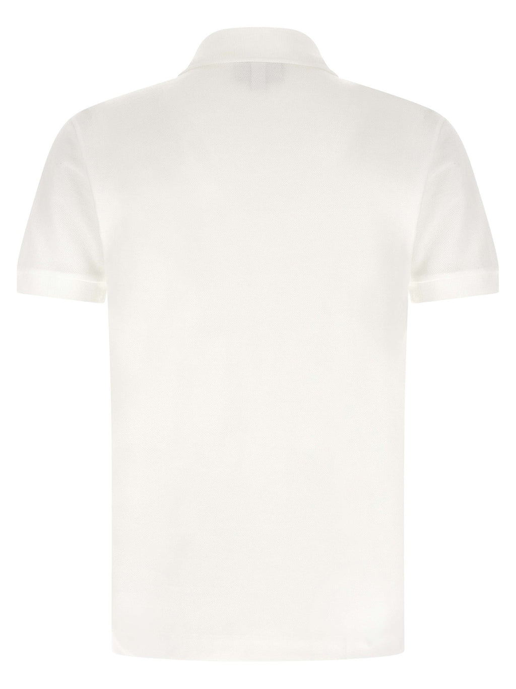 Lacoste White Cotton Polo Shirt