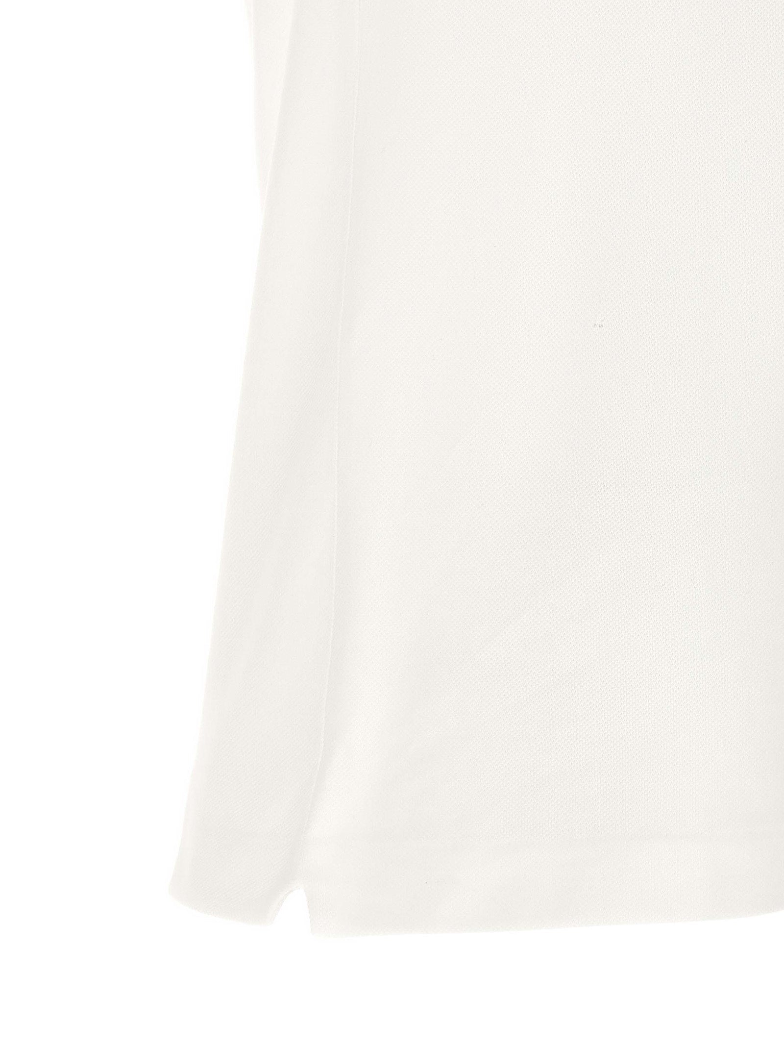 Lacoste White Cotton Polo Shirt