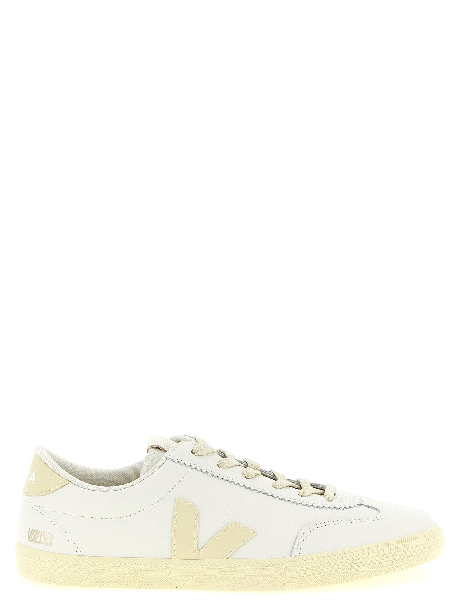 Veja White Calfskin Sneakers