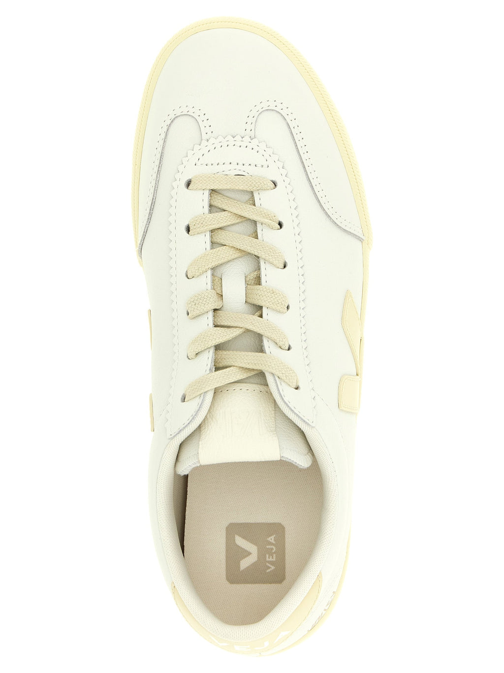 Veja White Calfskin Sneakers