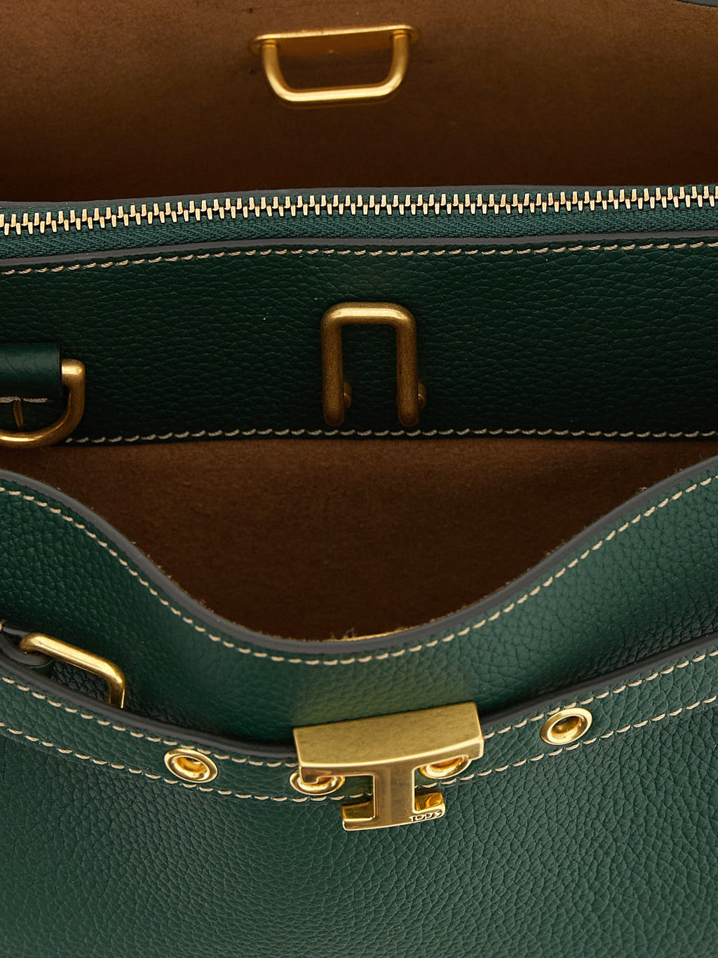 Tod's Bicolor Calfskin Handbag