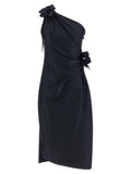 Coperni Black Polyamide Midi Dress
