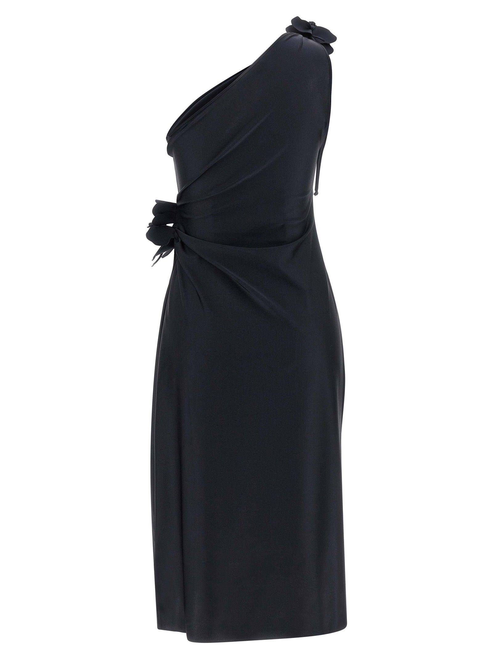 Coperni Black Polyamide Midi Dress