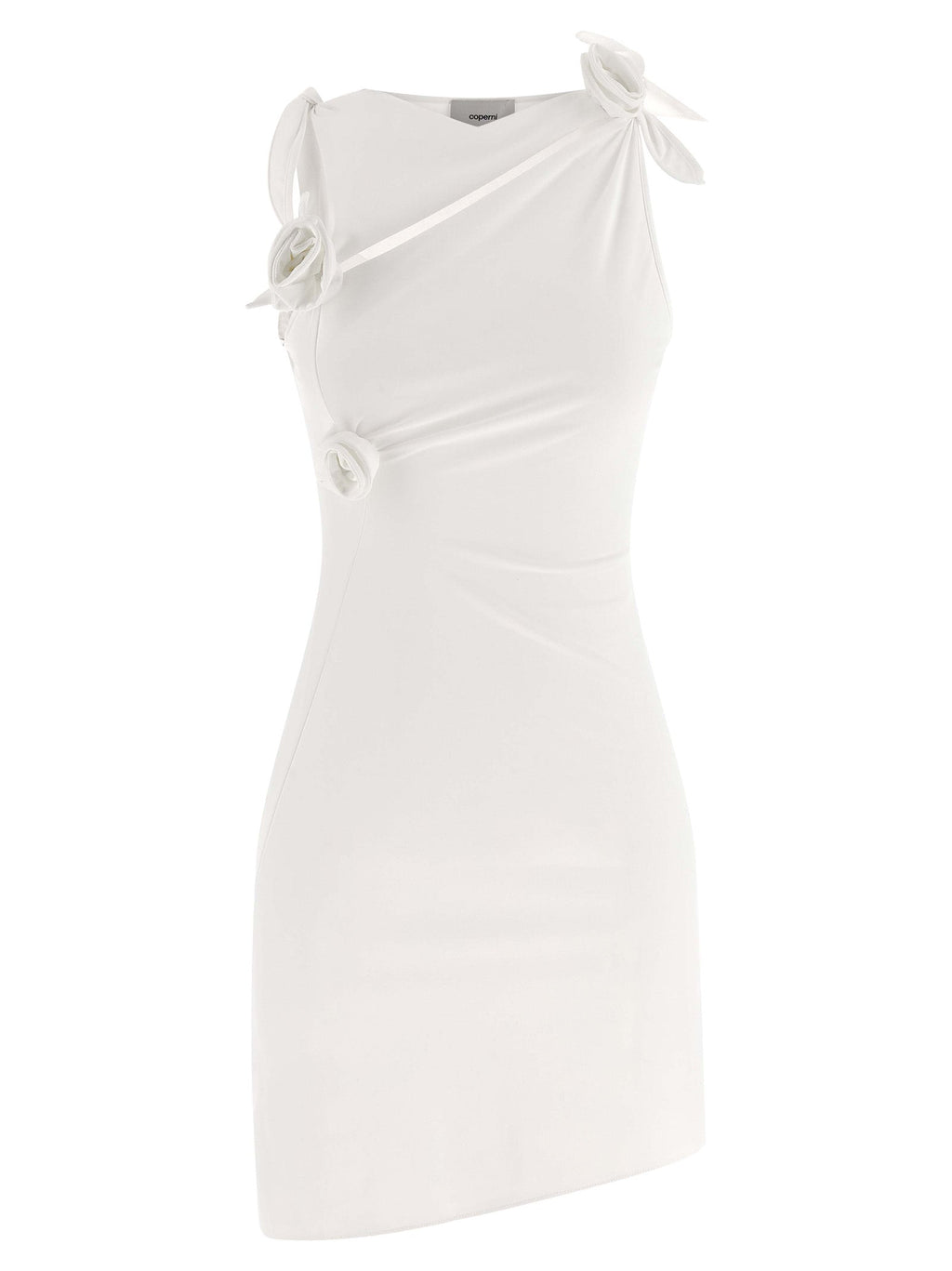 Coperni White Polyamide Short Dress Coperni