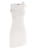 Coperni White Polyamide Short Dress Coperni