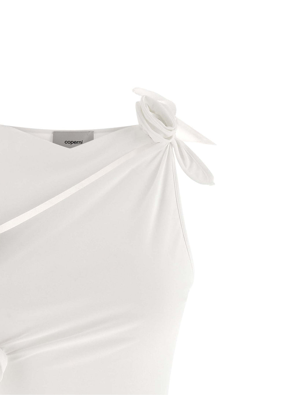 Coperni White Polyamide Short Dress Coperni