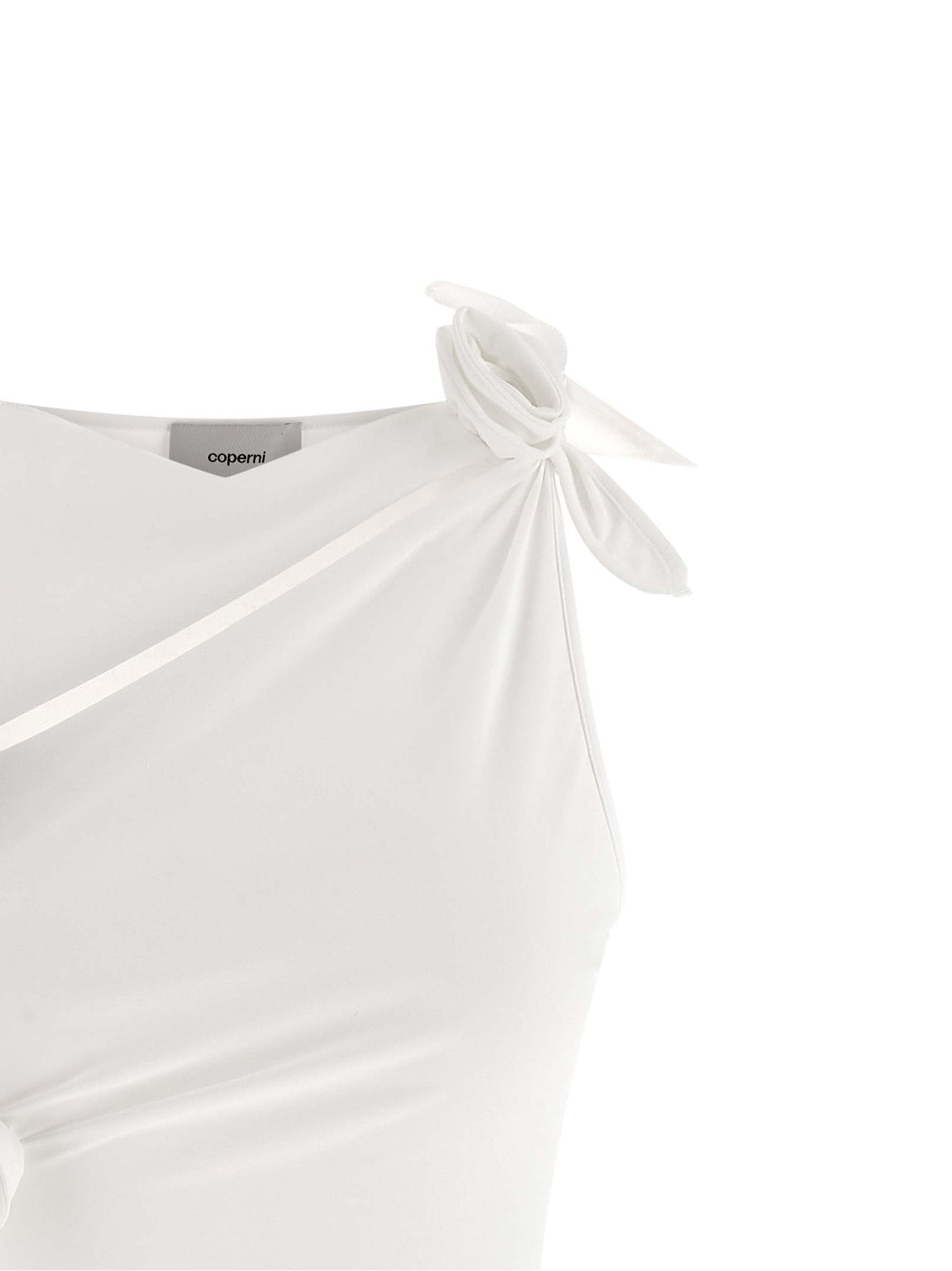 Coperni White Polyamide Short Dress Coperni