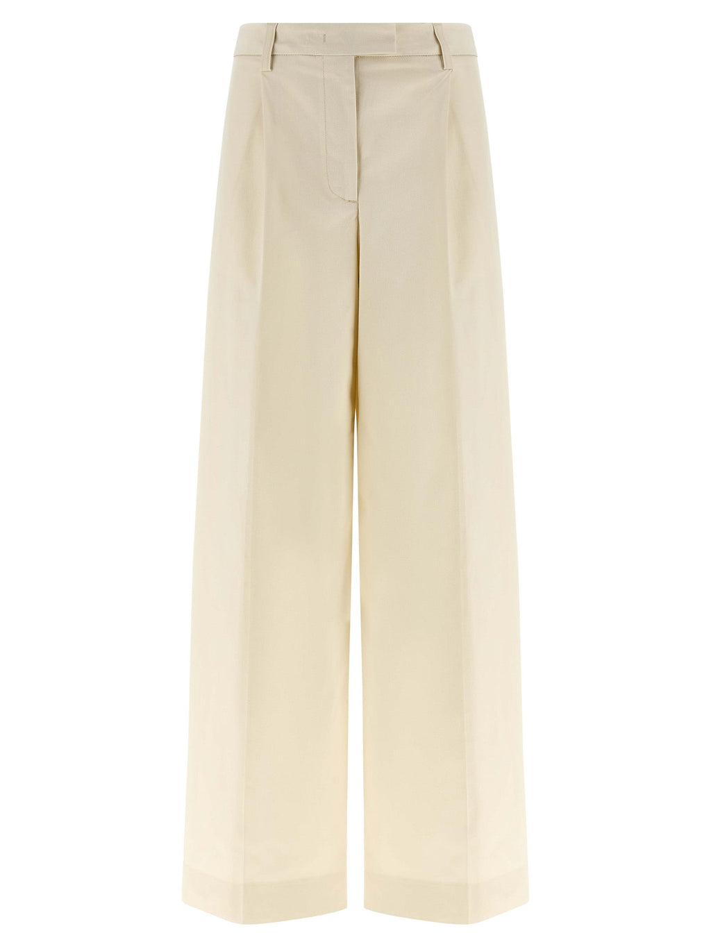 THELATEST White Cotton Casual Pants