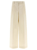 THELATEST White Cotton Casual Pants
