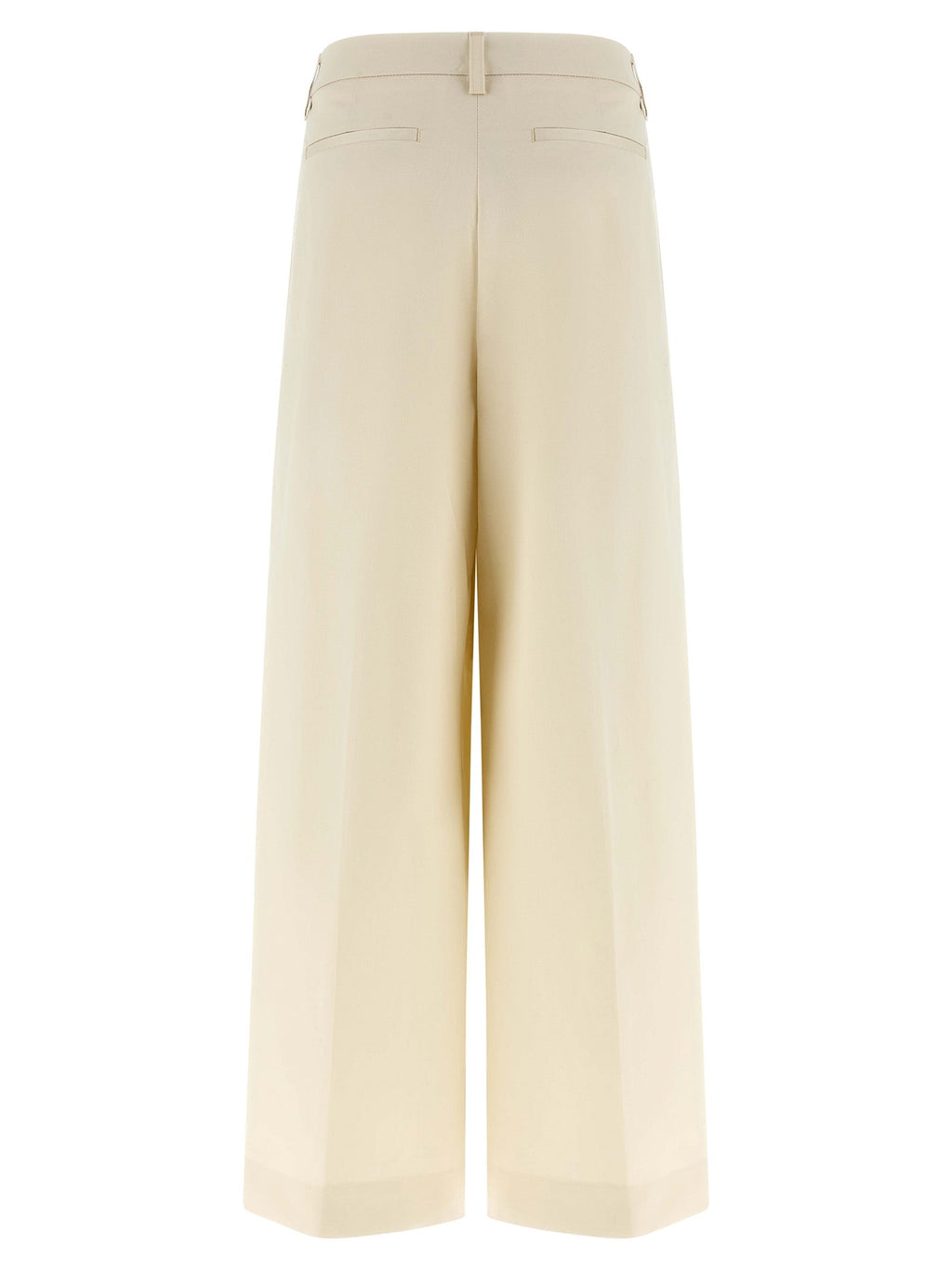 THELATEST White Cotton Casual Pants