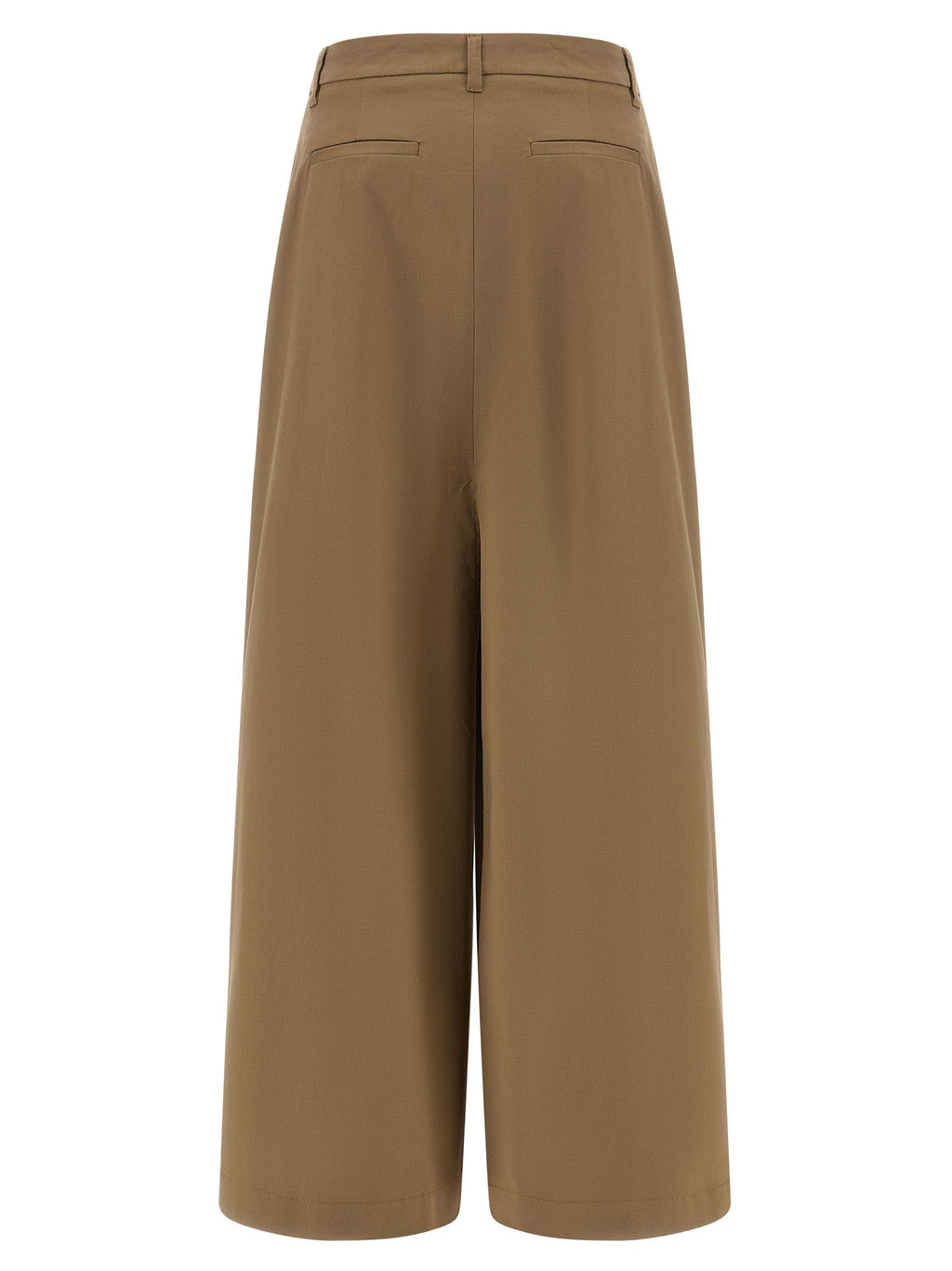 THELATEST Brown Cotton Mini Skirt