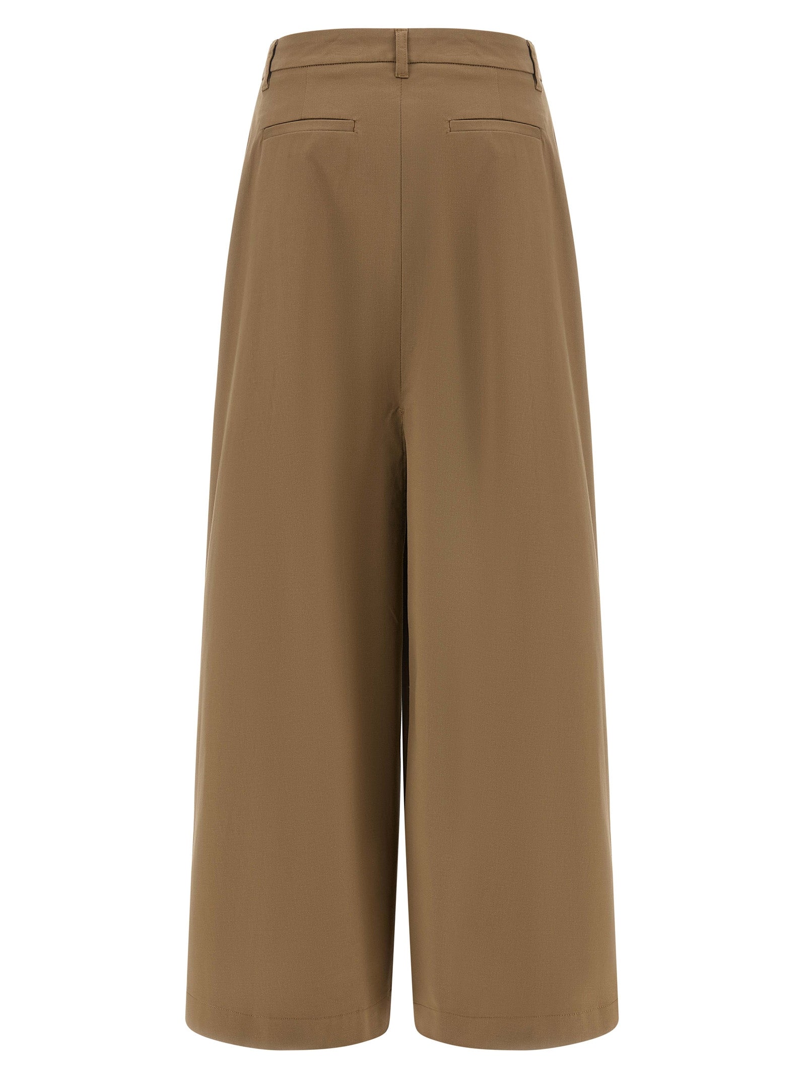 THELATEST Brown Cotton Mini Skirt