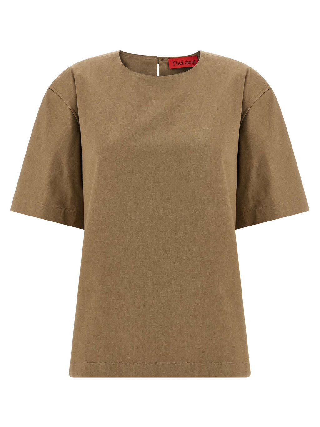 THELATEST Brown Cotton T-Shirt