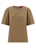 THELATEST Brown Cotton T-Shirt