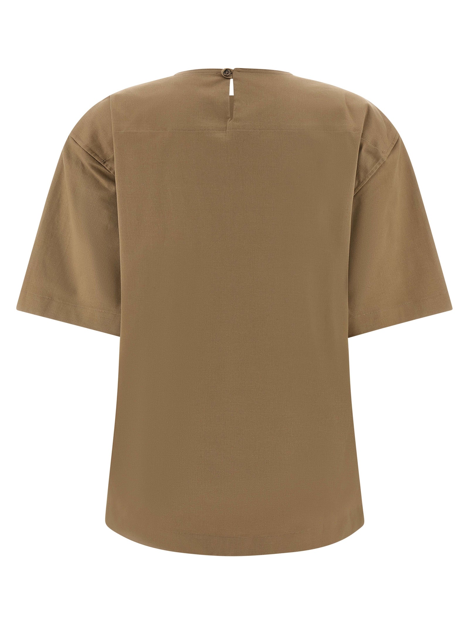 THELATEST Brown Cotton T-Shirt