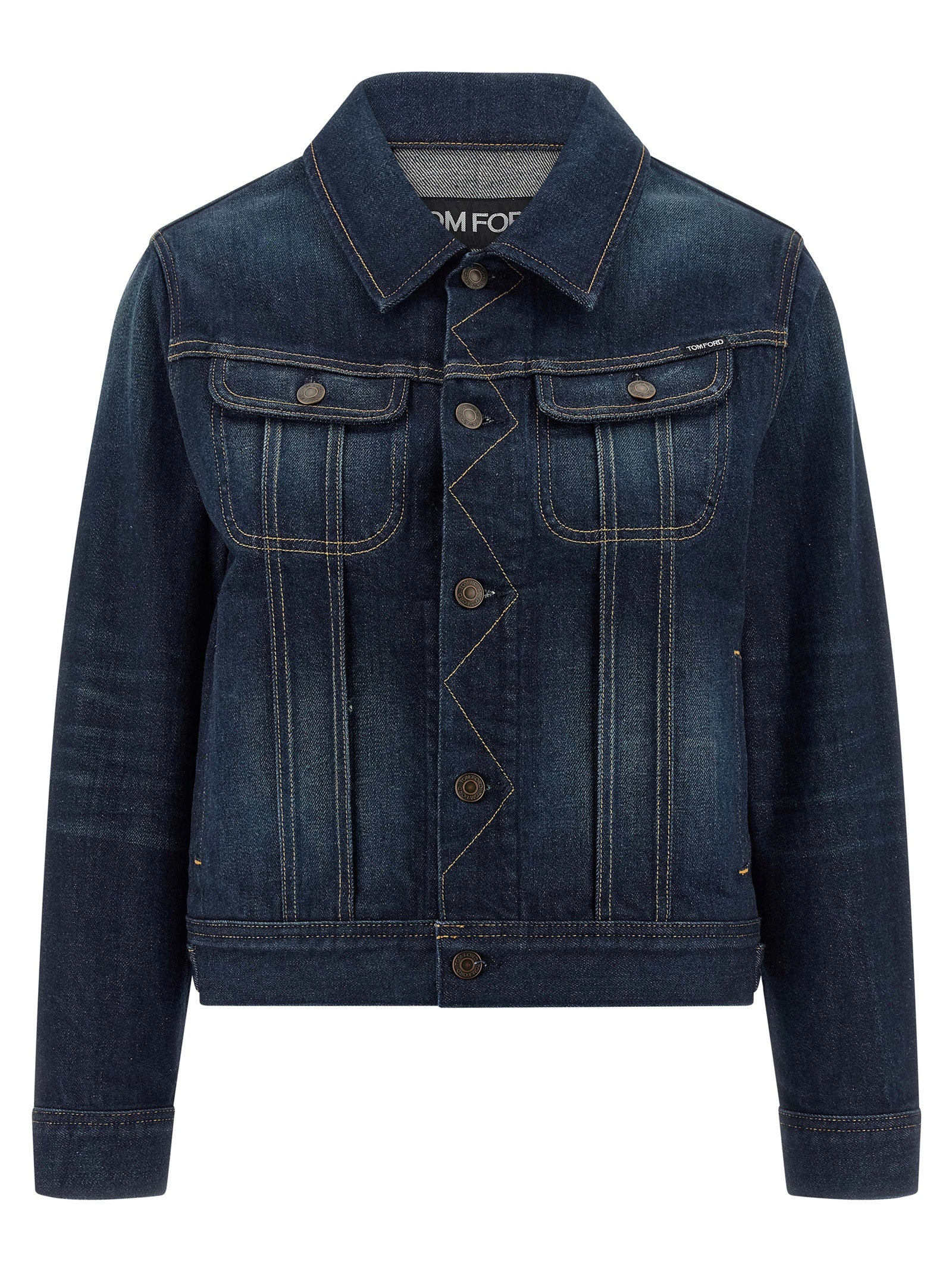 Tom Ford Blue Cotton Denim Jacket