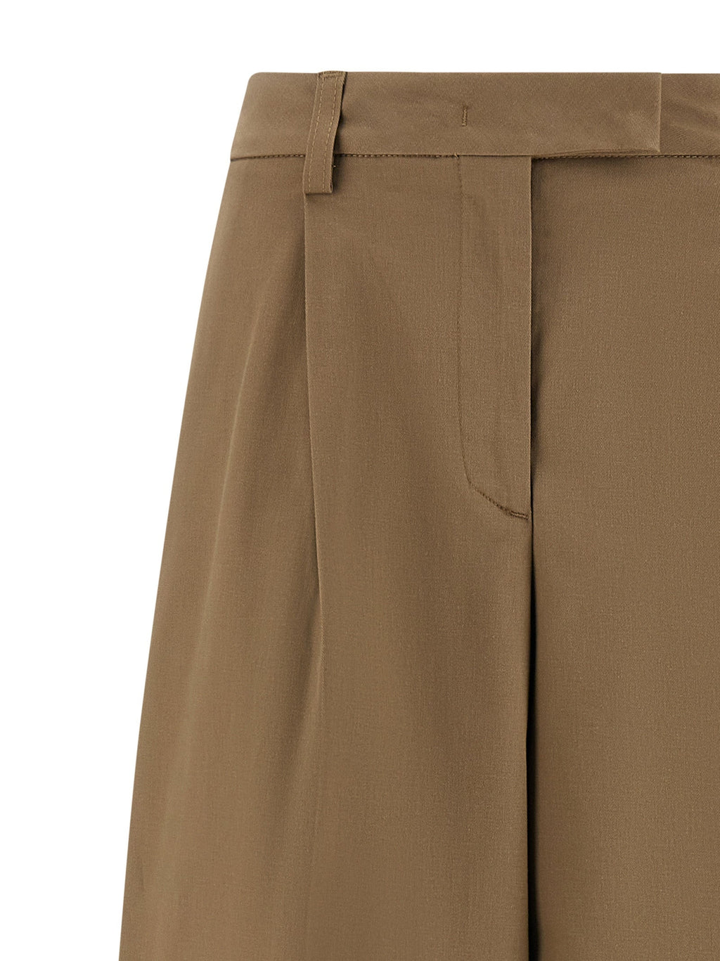 THELATEST Brown Cotton Casual Pants