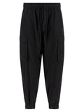 Thom Krom Black Organic Cotton Cargo Pants