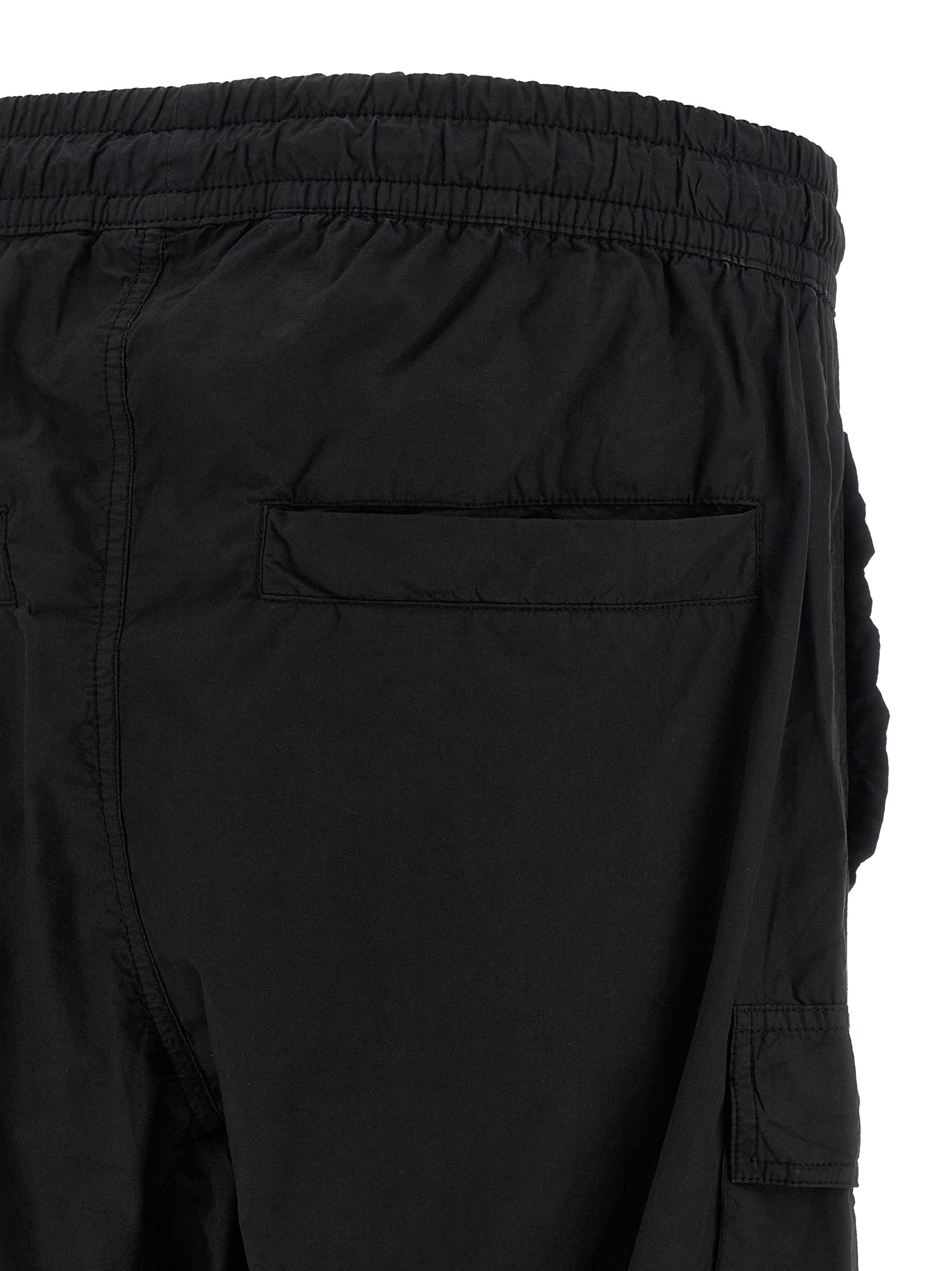 Thom Krom Black Organic Cotton Cargo Pants